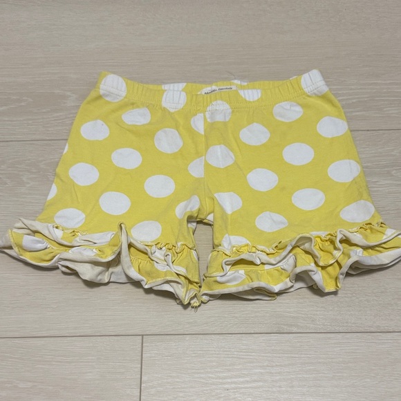 adorable essentials Other - ✨ Sunny Yellow Polka Dot Ruffle Shorts for Kids